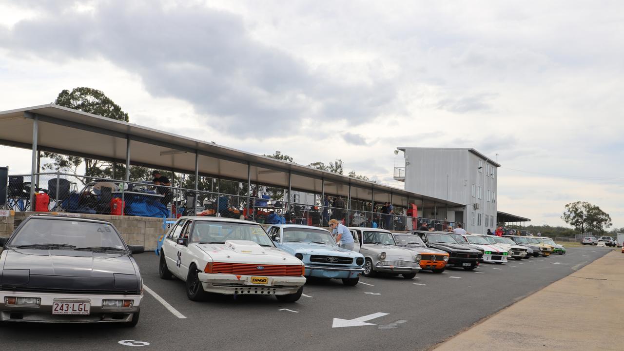 The Historic Car Club Queensland meet at Morgan Park Raceway.