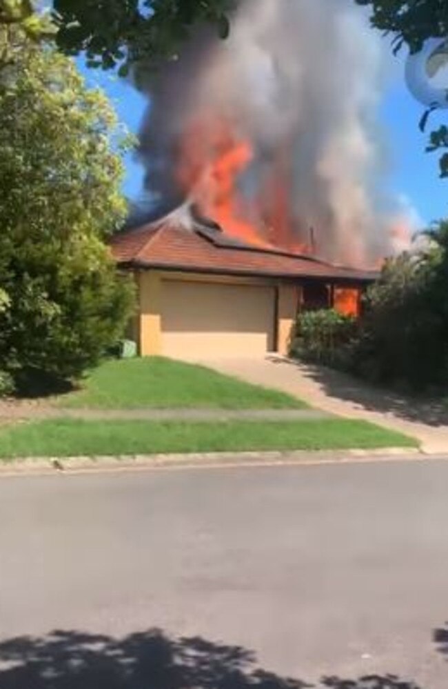 A person is feared dead in a North Lakes house fire. Picture: Facebook