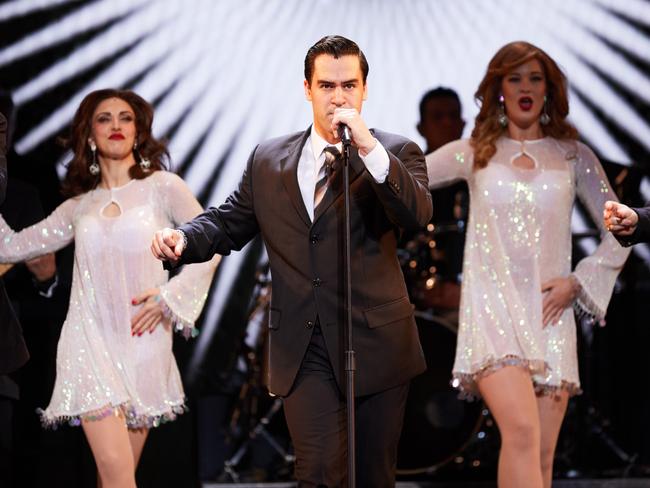 Ryan Gonzalez is excited to step onto the stage for Jersey Boys’ opening night tonight. Picture: AAP Image/Erik Anderson