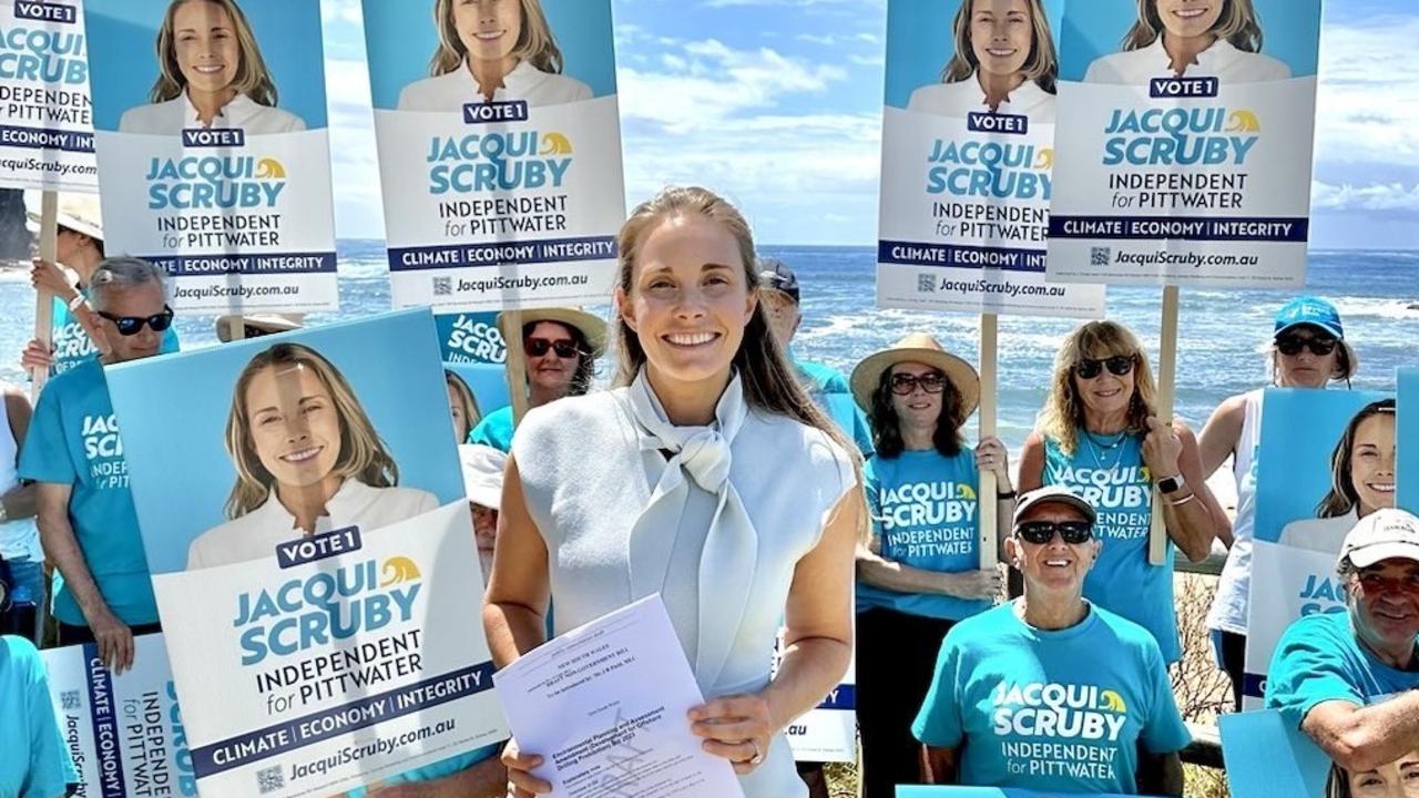 The Law Society of NSW is “considering” an alleged complaint over Pittwater teal candidate Jacqui Scruby over claims she ‘may have represented an entitlement to engage in legal practice’. Picture: Supplied