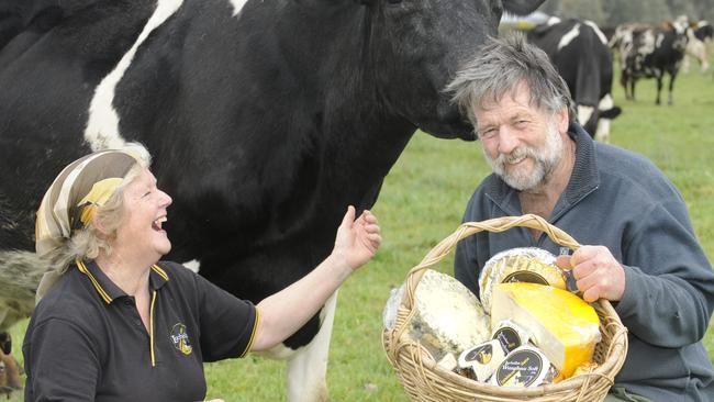 Susan and Bruce McGorlick, the owners of the now defunct Locheilan Farmhouse Cheese.