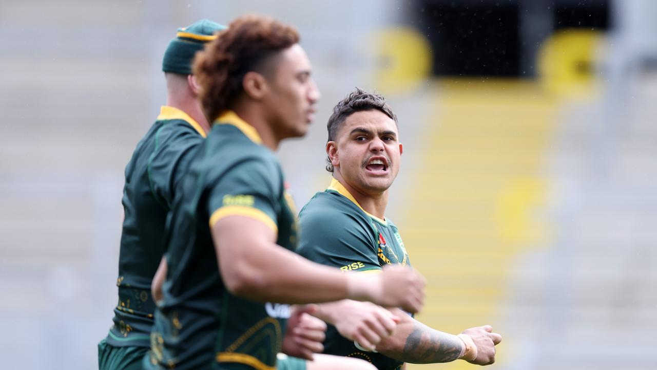 Latrell Mitchell should be a Kangaroos veteran by now, but because of Covid he’s played just five games so far in his career. Picture: Getty Images.