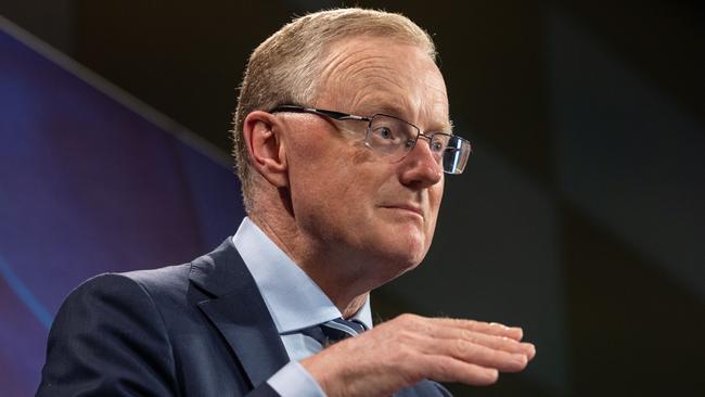 SYDNEY, AUSTRALIA - NewsWire Photos APRIL 05, 2023: RBA Governor Philip Lowe addressed the National Press Club at a special event at the Fullerton Hotel in Sydney. Picture: NCA NewsWire / Gary Ramage