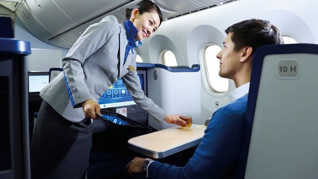 ANA All Nippon Airways Business Class Cabin