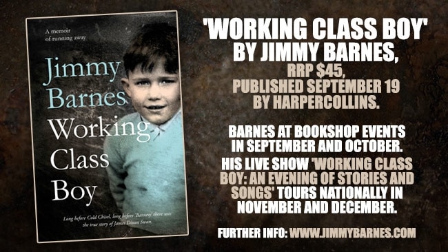 Jimmy Barnes book promo