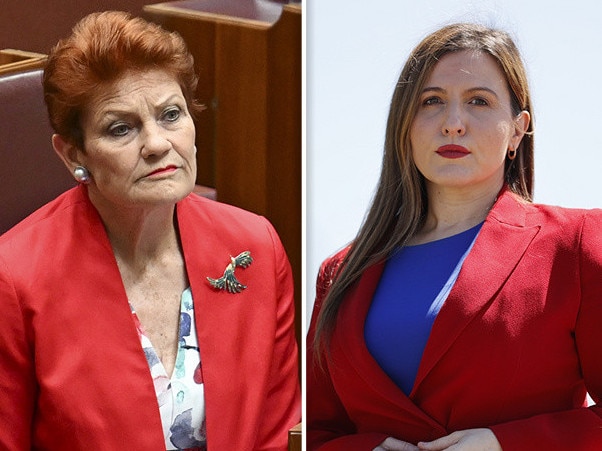 Pauline Hanson and Tania Mihailuk