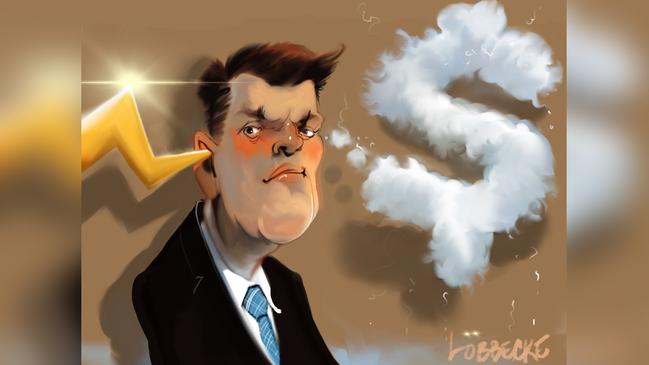 AGL boss Brett Redman. Illustration: Eric Lobbecke