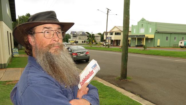 Hair today: Peter Campion, the grandfather of Deputy Primary Minister Barnaby Joyce's grandchild, due in April, is a little disappointed his future son-in-law has not contacted him. Picture: David Anthony