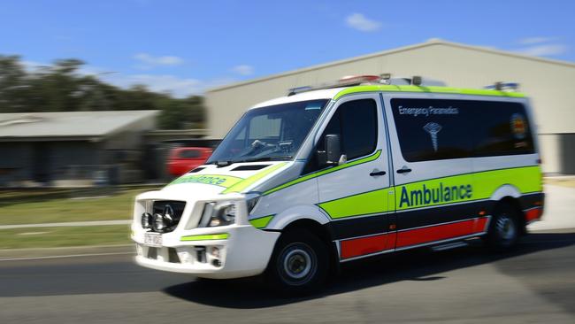 Paramedics were called to the scene of a crash on Wacol Station Rd and Ipswich Rd after a car rolled.