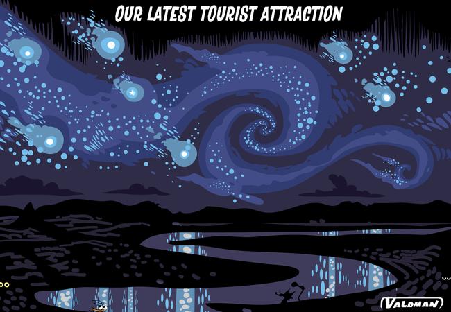 The Mid Murray has been named a Dark Sky Reserve, which will likely boost its tourism potential. Cartoon: Jos Valdman