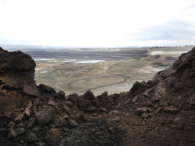 Hazelwood brown coal mine. Picture: David Caird