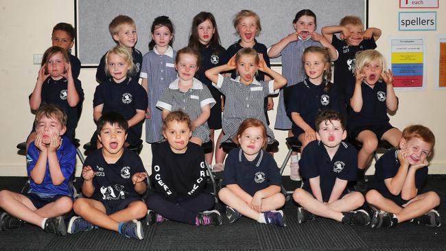 Ocean Grove Primary Class FMK Back row L-R: Sol Bisset, Raff Johnson, Maple Smith, Evie Hebbard, Georgia Scarce, Phoenix Woodward and Paddy Avard. Middle row L-R: Lenny Jellis, Frankie Pantelidis, Poppy Grigg, Nadia Andrews, Nellie Myers and Bass Jamieson. Front row L-R: Sonny Heil, Eli Hepworth, Morgan Trotter, Isla Roberts, Finn Puckey and Kip Carroll.