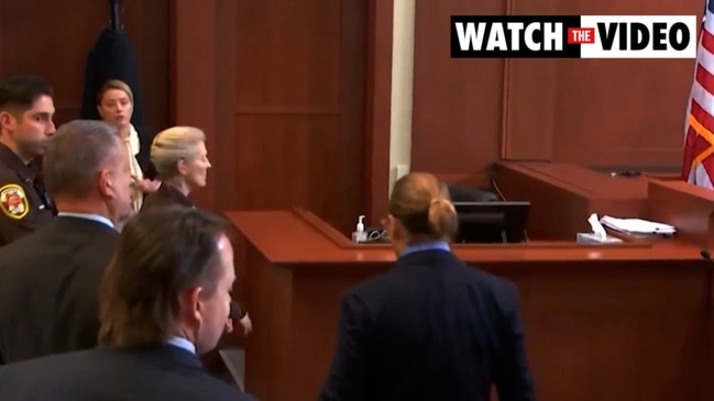 Awkward moment as Heard, Depp kept apart in court room