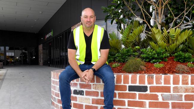 Robert Comiskey at the new $40M shopping centre and community club development at Burpengary. Picture: John Gass