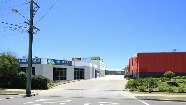 An artist's impression of the industrial units being built at 186 Pacific Highway, Tuggerah, behind Red Rooster. Picture: supplied