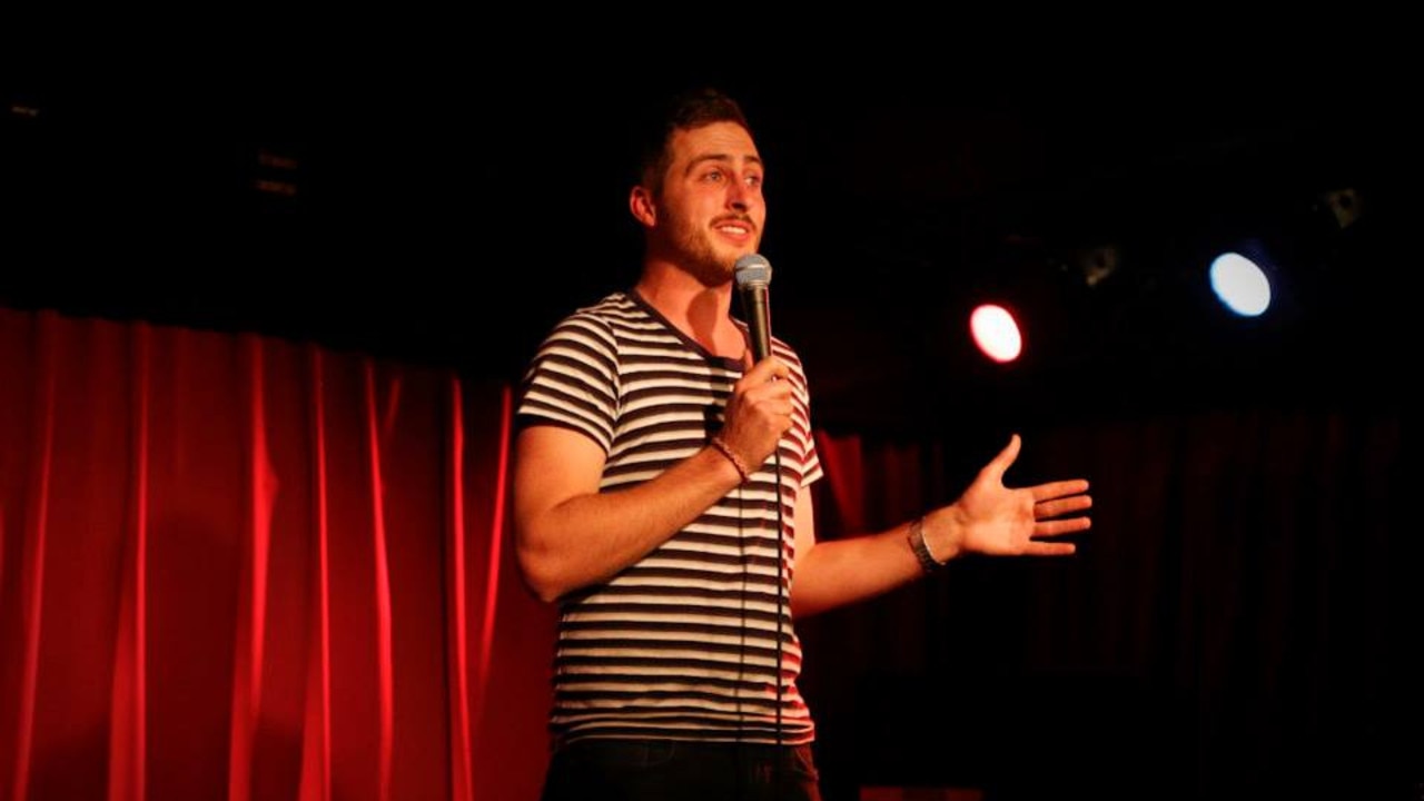 Leigh Qurban at cranker comedy 15 October 2013. Picture: Danielle Chidlow