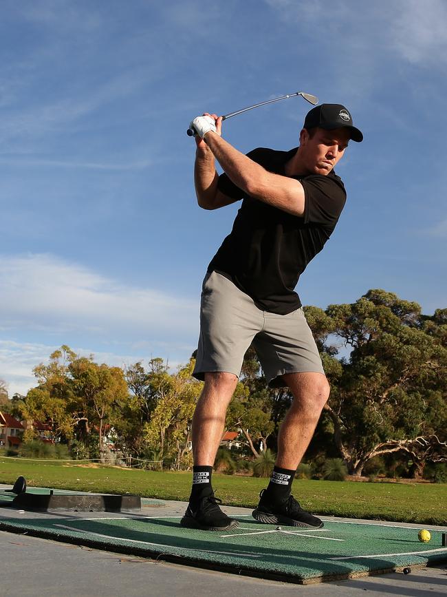 Jake Trbojevic has had a win on the golf course. Picture: Brett Costello