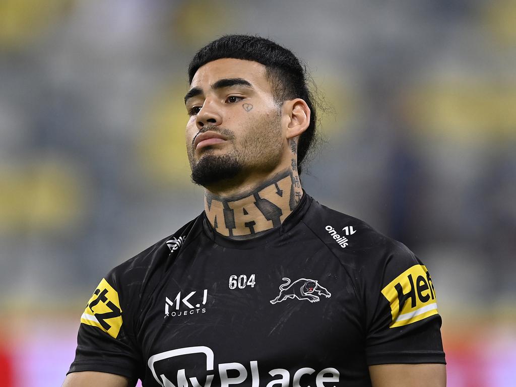 Taylan May’s hopes of a return to the NRL are in the hands of the governing body. Picture: Ian Hitchcock/Getty Images