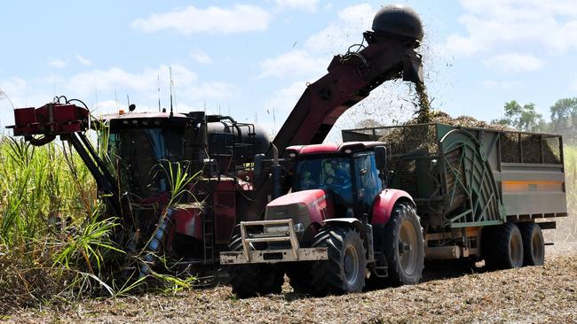 The Herbert River sugar-cane harvest at Toobanna south of Ingham, Hinchinbrook Shire. Please attribute. Picture: Cameron Bates