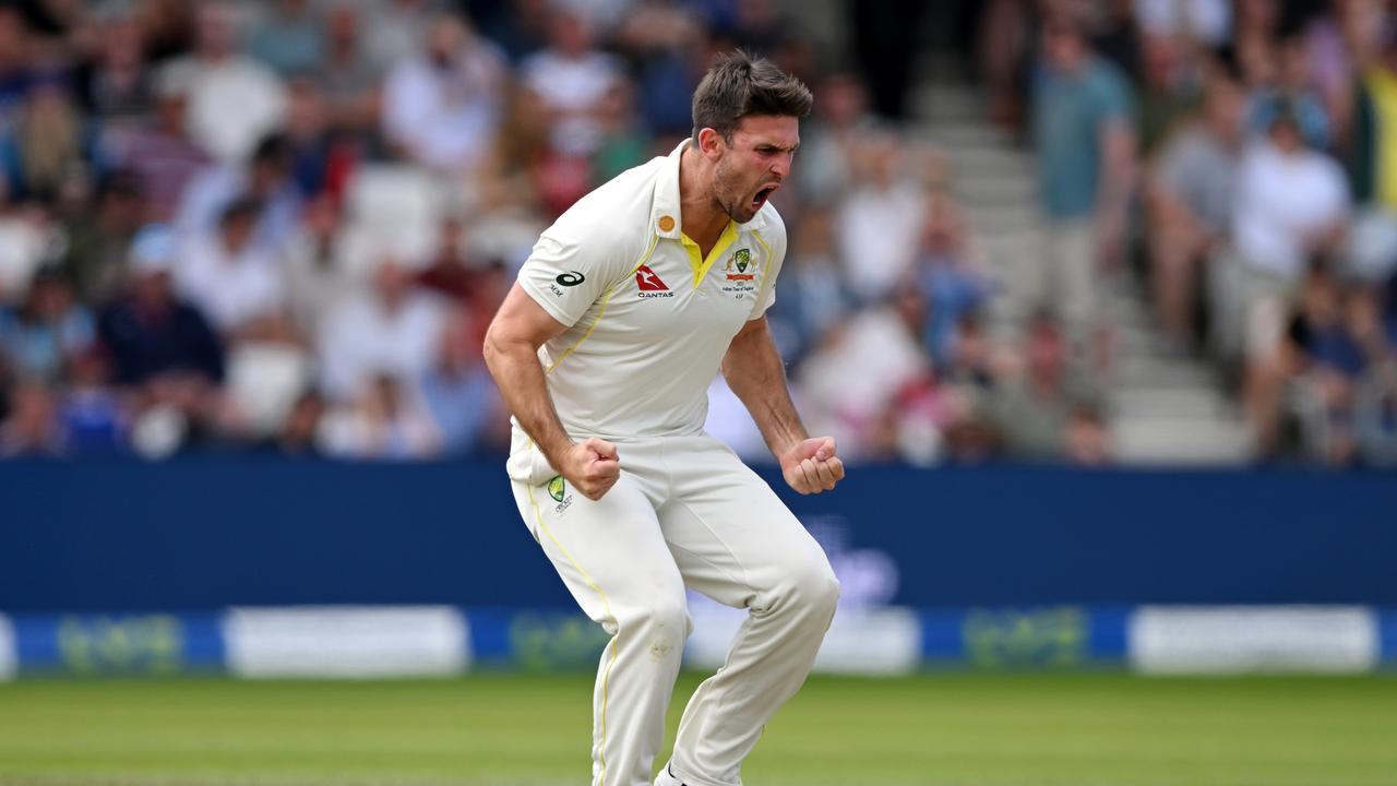 Mitchell Marsh’s magnificent return to Test cricket has continued. Picture: Getty