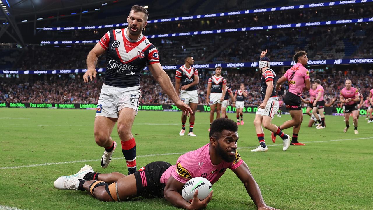 The Roosters have lost all four of their matches this year against the other top four teams. Picture: Cameron Spencer/Getty Images