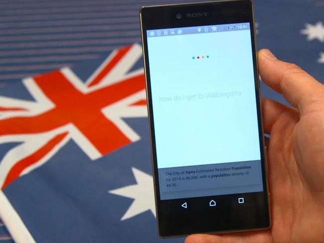 Google finds its Aussie voice