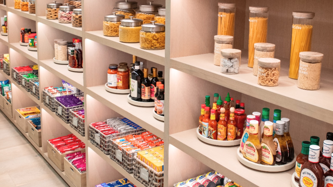 Khloe Kardashian's pantry is the gold-standard. Image: Hulu