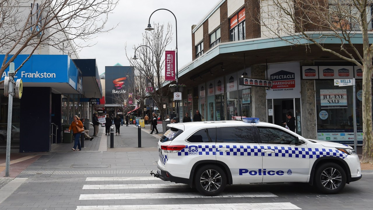 Stores forced to bolt doors shut as teens brandishing machete terrifies shoppers