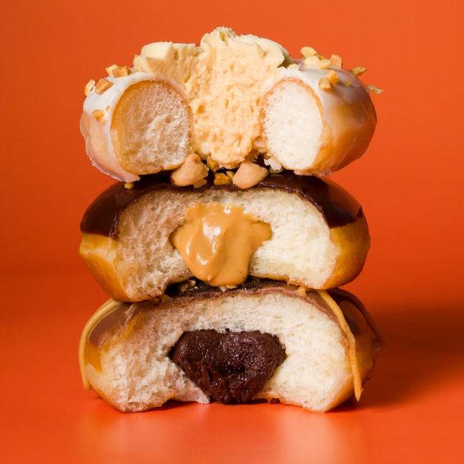 The new doughnuts in all their gooey glory. Picture: Supplied