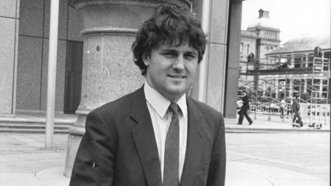 A young Prime Minister Malcolm Turnbull.