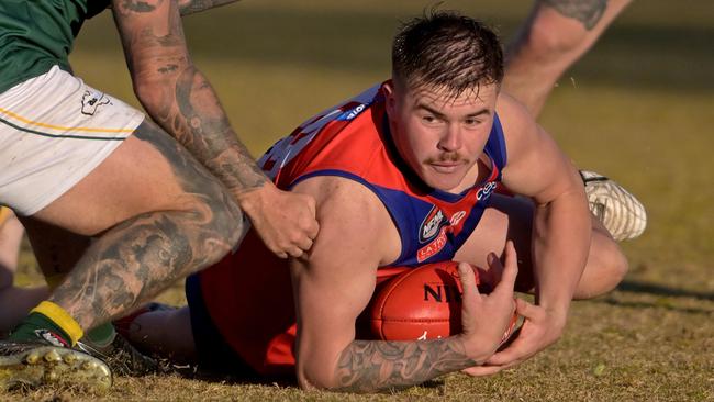 Jayden Bell in action for Mernda. Picture: Andy Brownbill