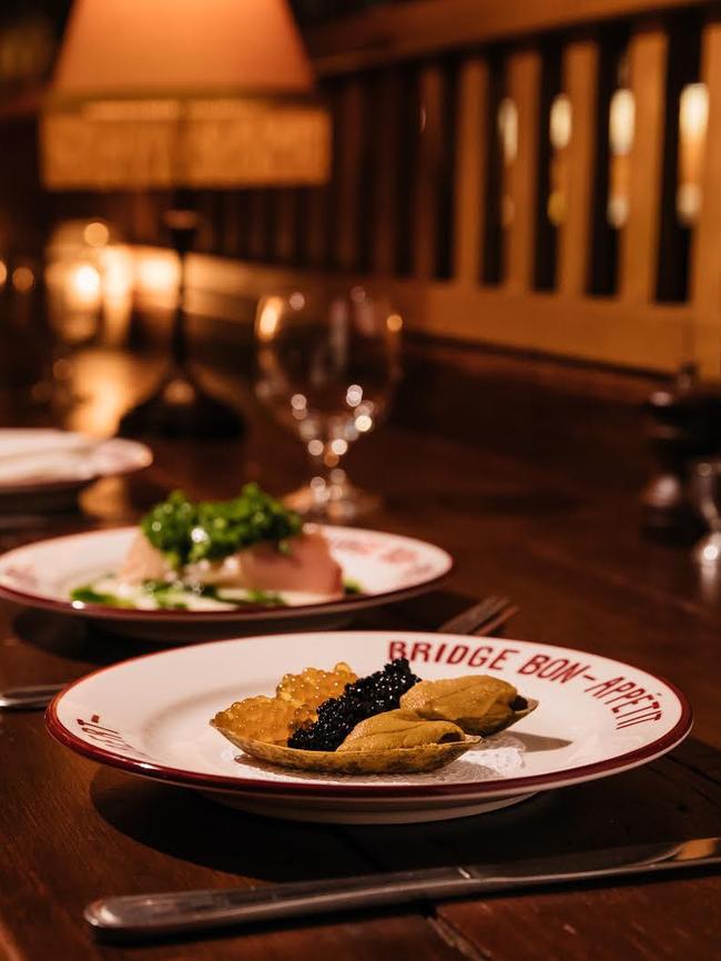 Bridge Bon-Appétit dish Le Petit Roe Boats. Pic: Daniel Aboud