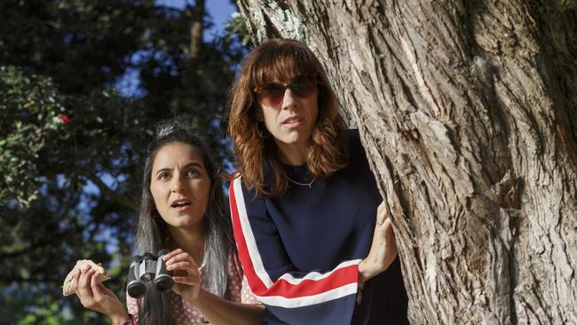 L-R: Madeleine Sami and Jackie van Beek in a scene from NZ comedy film The Breaker Upperers