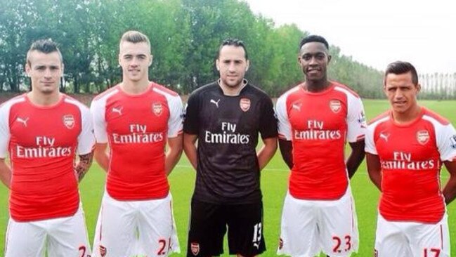 The Arsenal new boys.