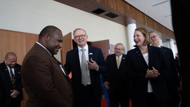 Mr Albanese said the two nations were the ‘greatest of friends’ and underlined their collective importance to one another.