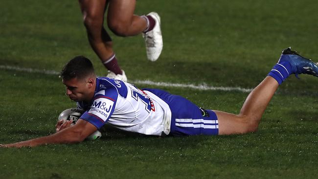 Canterbury five-eighth Jake Averillo isn’t concerned about the club’s pursuit of Penrith playmaker Matt Burton. Picture: Ryan Pierse/Getty Images