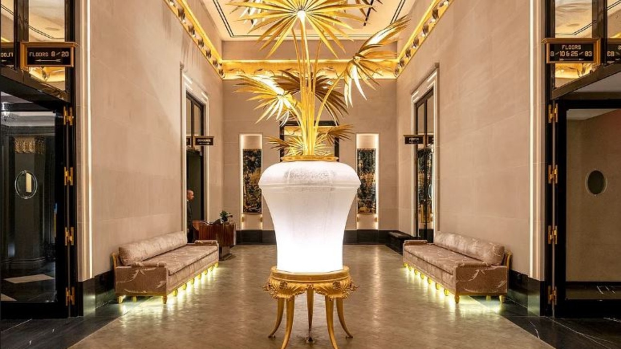 The luxury lobby of W.57th Street. Picture: Supplied/StreetEasy