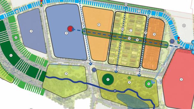 Plans for the Gold Coast's newest suburb - Pacific View estate at Worongary.