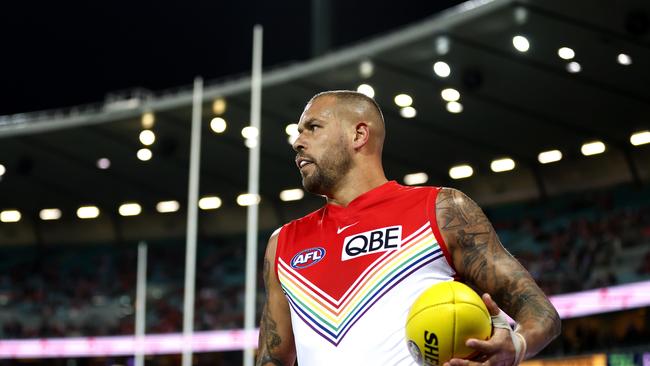 Lance Franklin passed Doug Wade on Thursday night.