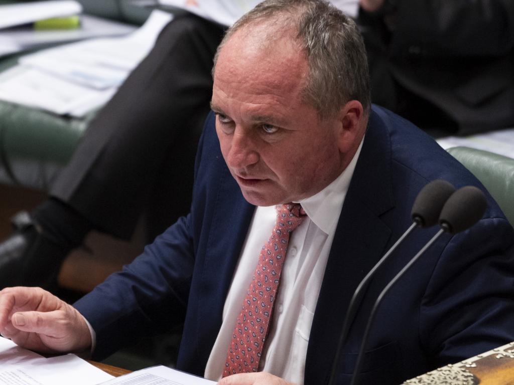 Barnaby Joyce has been added to the cabinet women’s taskforce. Picture: NCA NewsWire/Martin Ollman