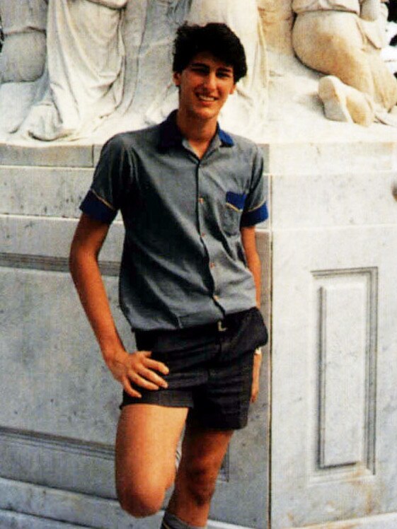 John Eales on the last day at Marist Brothers College. 