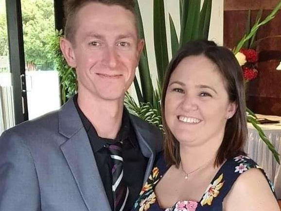 07/05/2023 Clint Allen (left) was out with wife Bek (right) celebrating her birthday when he tragically died of stab wounds.   source: Facebook