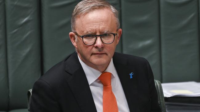 Anthony Albanese described Mr Morrison’s move as “inexcusable”. Picture: NCA NewsWire/Martin Ollman