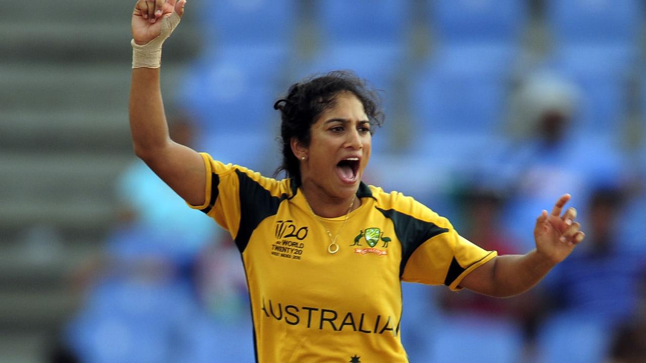 Lisa Sthalekar took over 200 international wickets and won four World Cups for Australia. Picture: AFP Photo/Emmanuel Dunand