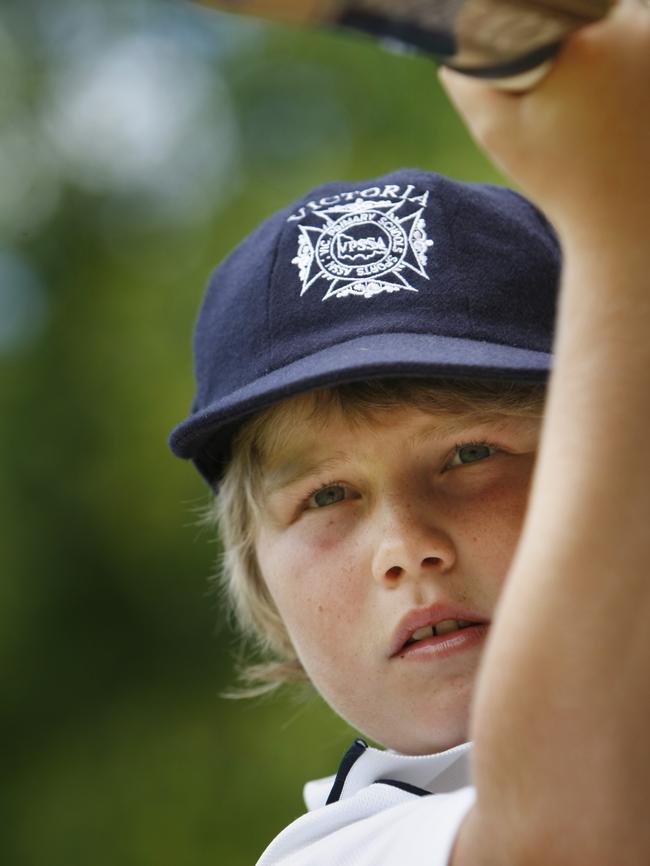 Will Pucovski after being picked in the Victorian schoolboys team.