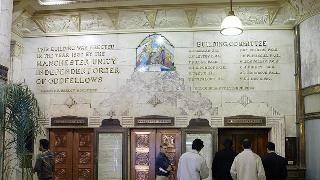 The Manchester Unity Building interior.