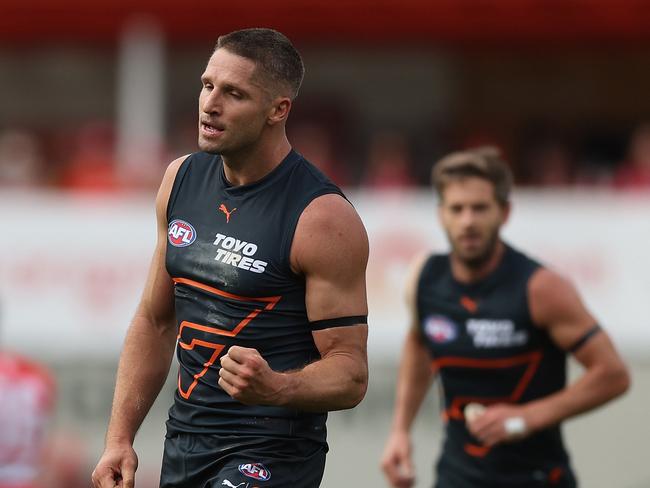 Jesse Hogan has been the main man for the Giants up front this season. Picture: Mark Metcalfe/AFL Photos/via Getty Images