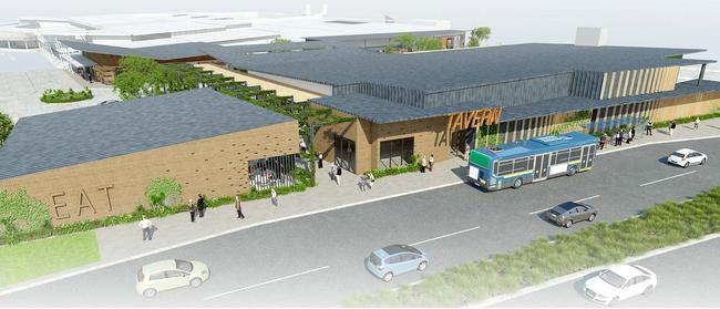 Artist's impression of a new pub/tavern and bottle shop at Fairfield Central Shopping Centre in Idalia. Pic: Townsville City Council