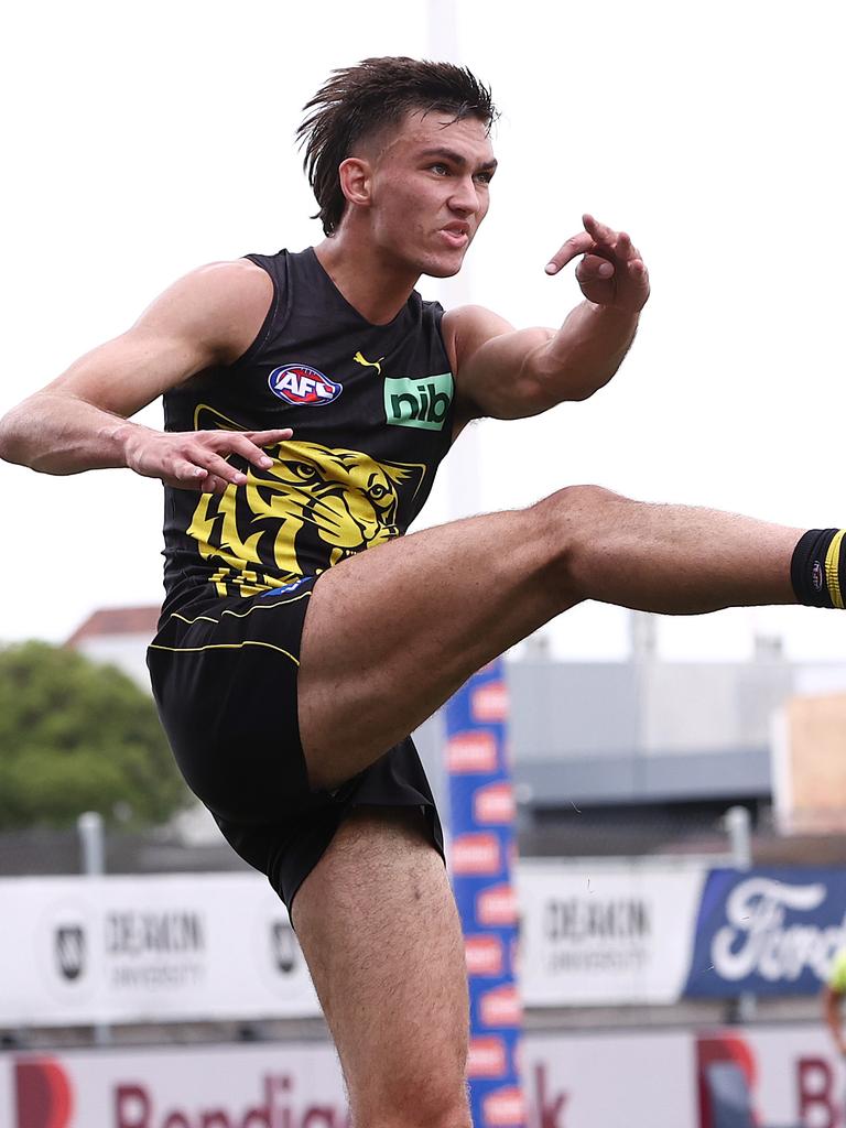 Josh Gibcus impressed in Richmond’s pre-season matches. Picture: Michael Klein