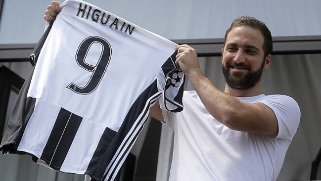 New Juventus signing Gonzalo Higuain.